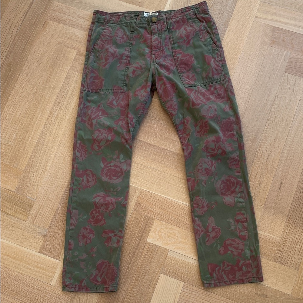 Current/Elliott the army pant army cabbage, Rose size 27